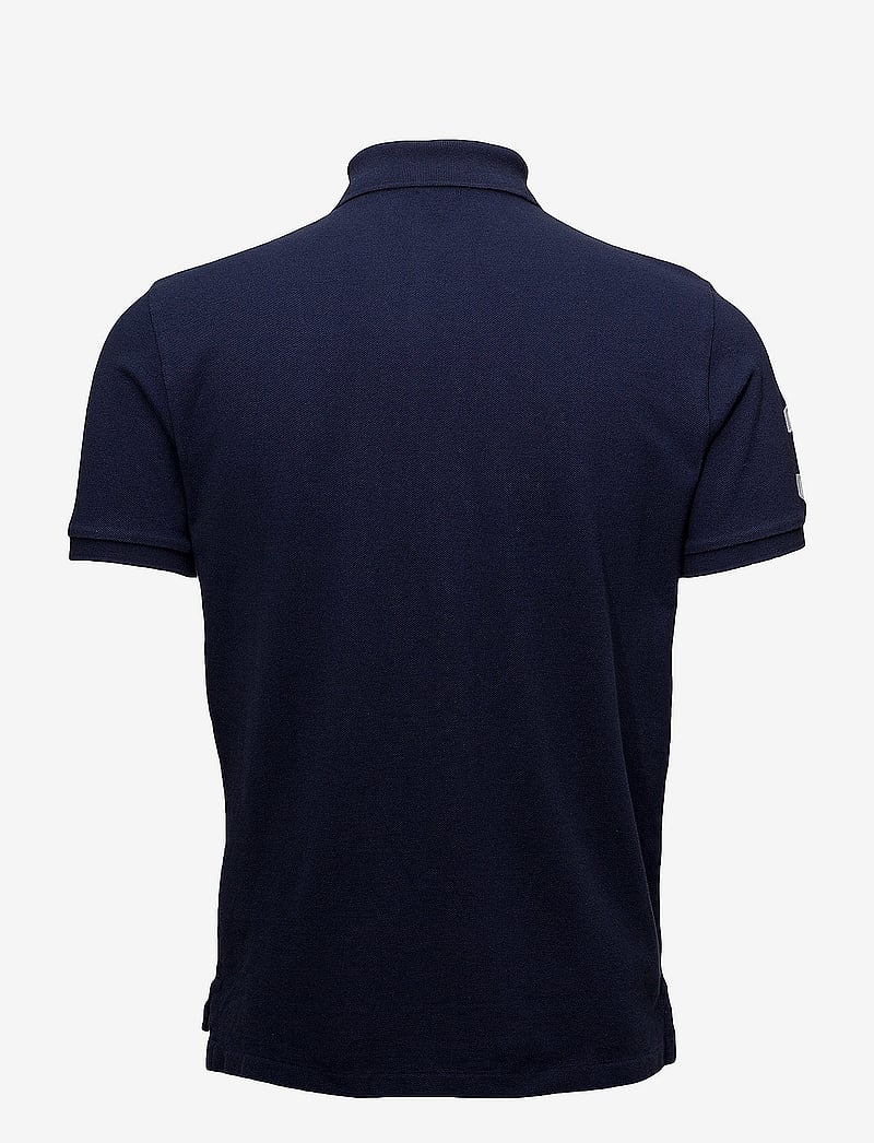 Polo Ralph Lauren - Custom Slim Fit Big Pony Mesh Polo Shirt - kortærmede poloer - newport navy - 2