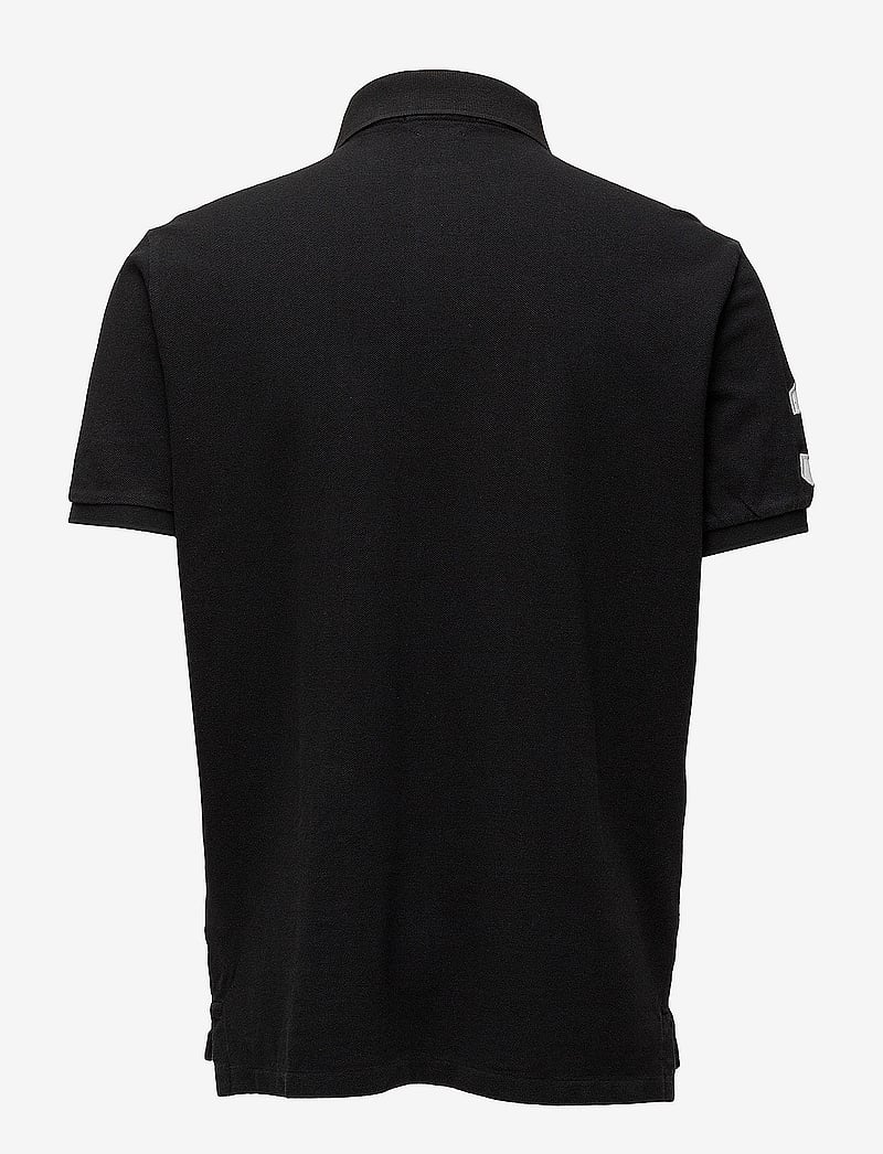 Polo Ralph Lauren - Custom Slim Fit Big Pony Mesh Polo Shirt - kortärmade pikéer - polo black - 2