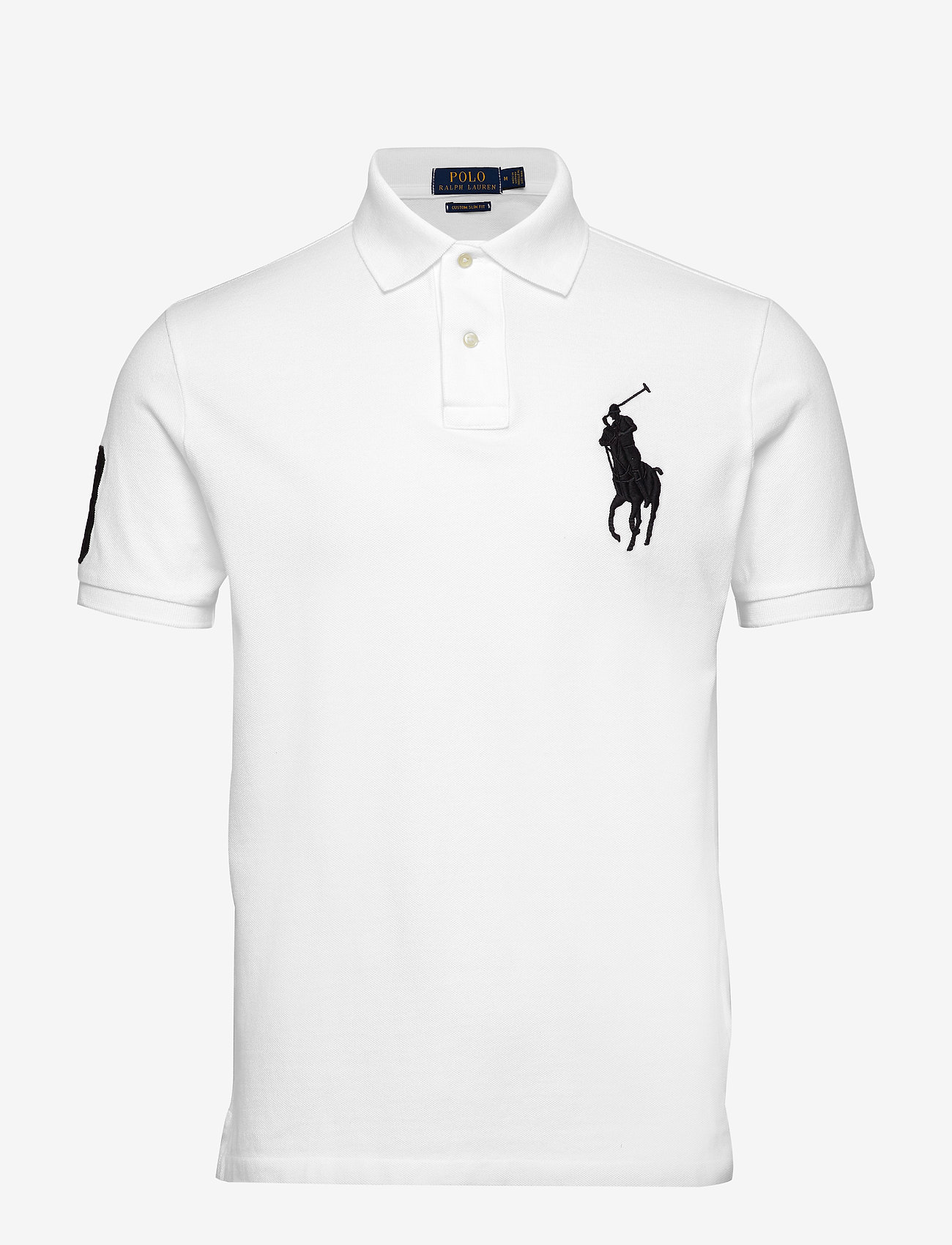 Polo Ralph Lauren - Custom Slim Fit Big Pony Mesh Polo Shirt - lühikeste varrukatega polod - white - 1