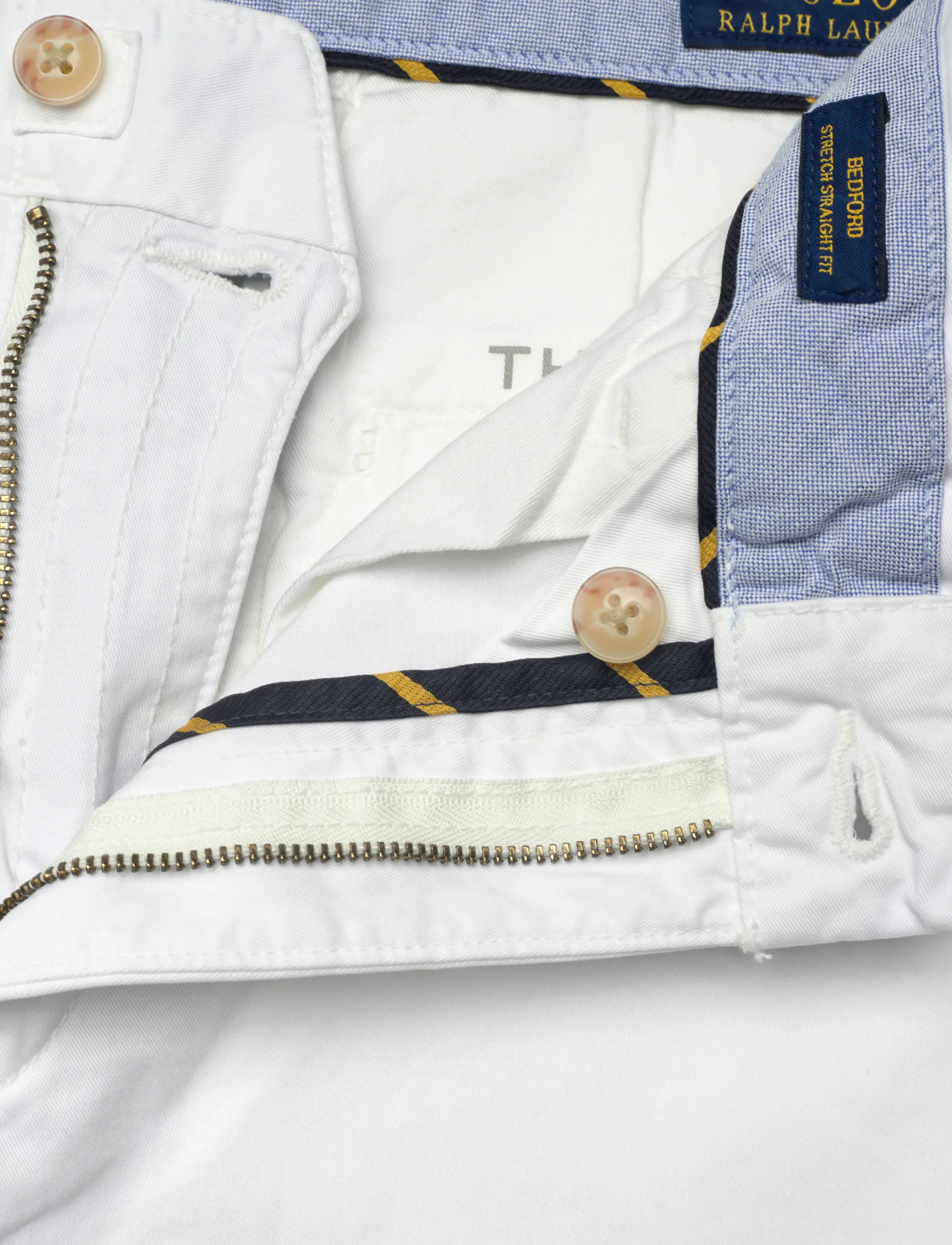 Polo Ralph Lauren - Bedford Stretch Straight Fit Chino Pant - chino-buxur - ceramic white - 3