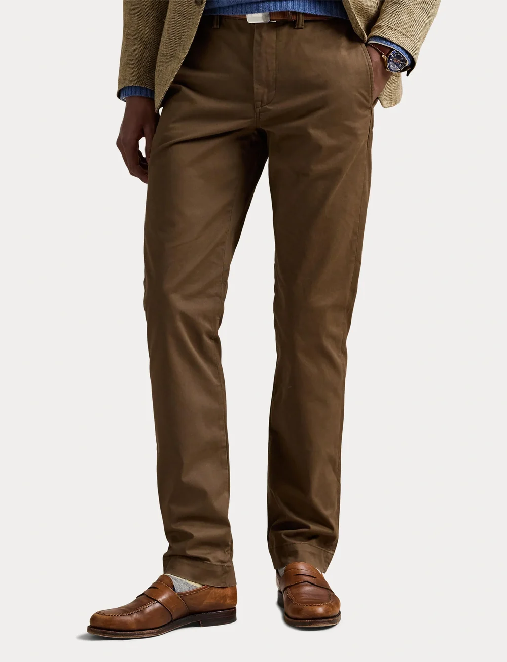 Polo Ralph Lauren - Stretch Straight Fit Washed Chino Pant - chino püksid - chestnut - 5