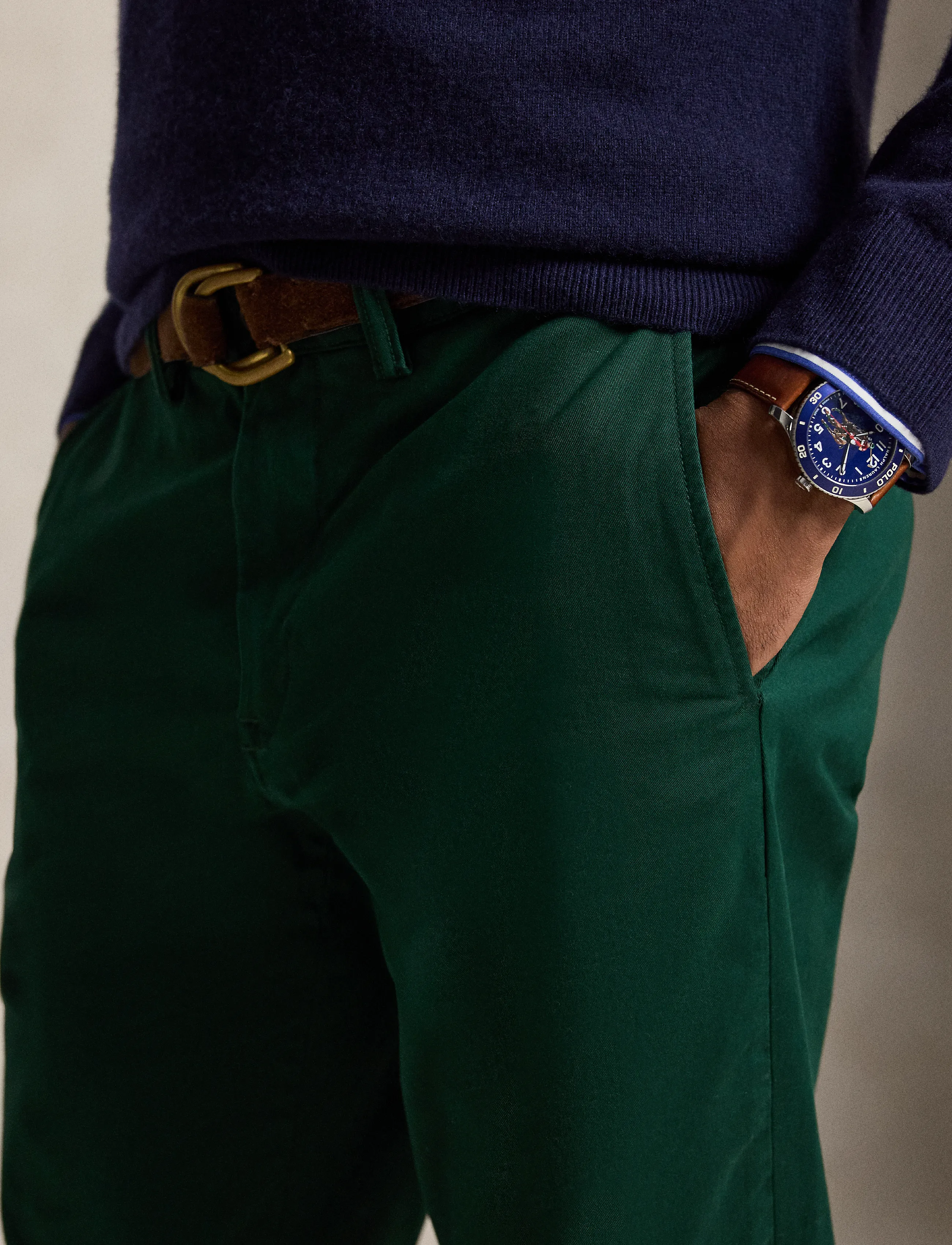 Polo Ralph Lauren - STRAIGHT FIT BEDFORD PANT - chinos - college green - 3