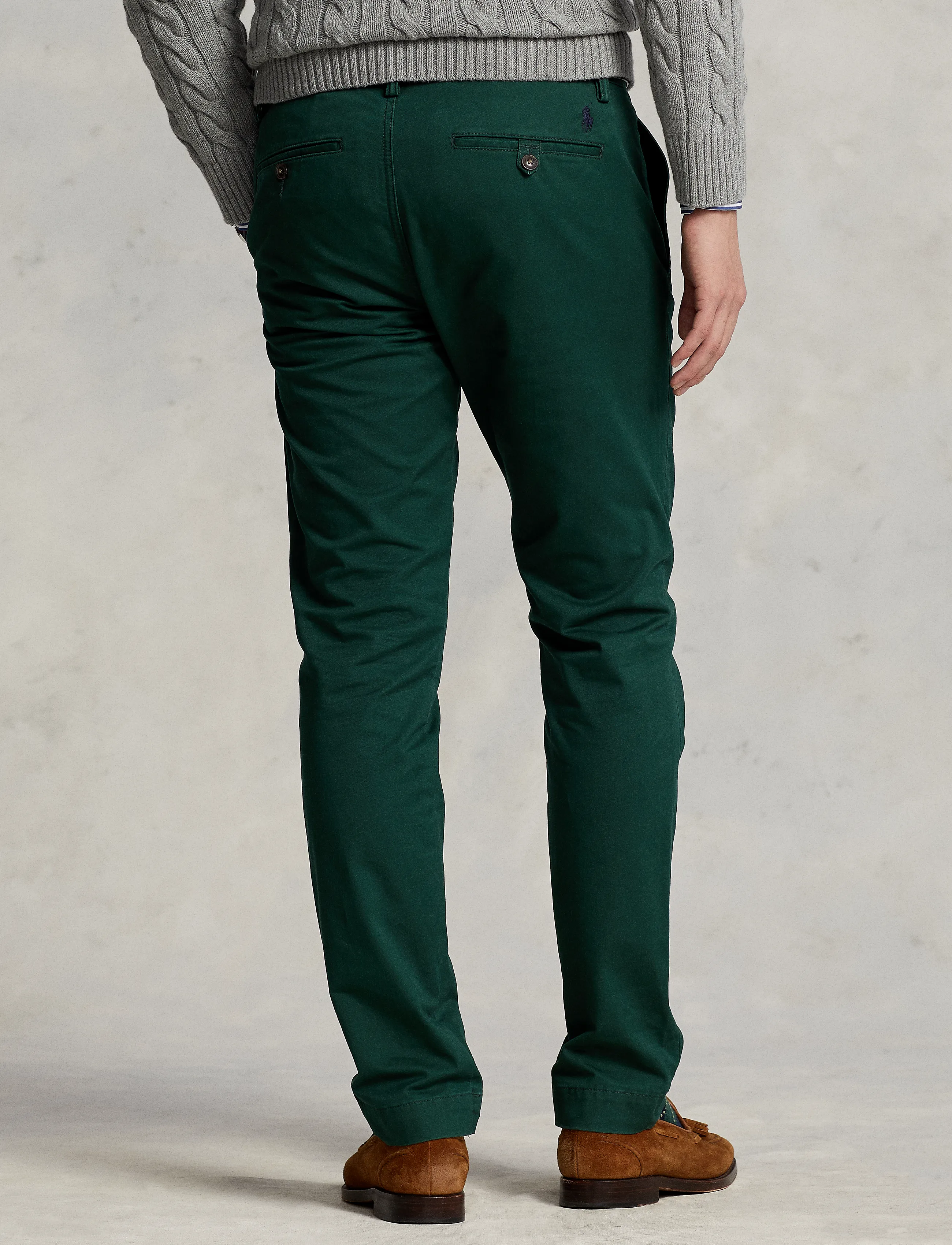 Polo Ralph Lauren - STRAIGHT FIT BEDFORD PANT - chinos - college green - 4