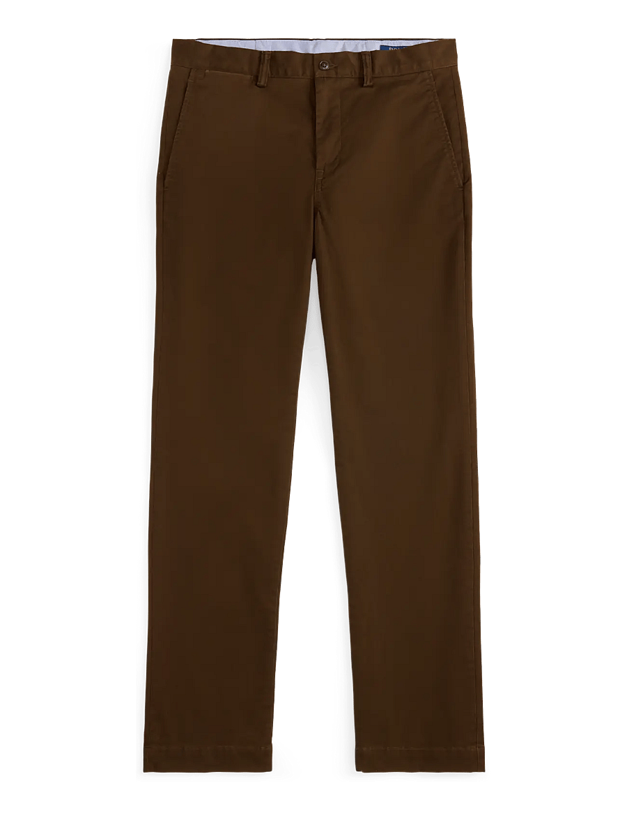 Polo Ralph Lauren - Bedford Stretch Straight Fit Chino Pant - chinos - dark brown - 1
