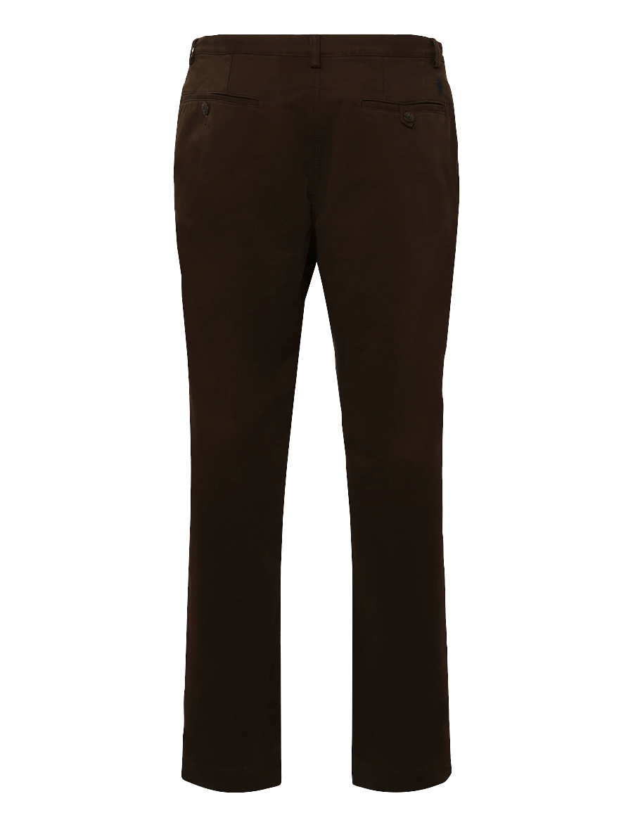 Polo Ralph Lauren - Stretch Straight Fit Washed Chino Pant - chinos - dark brown - 3
