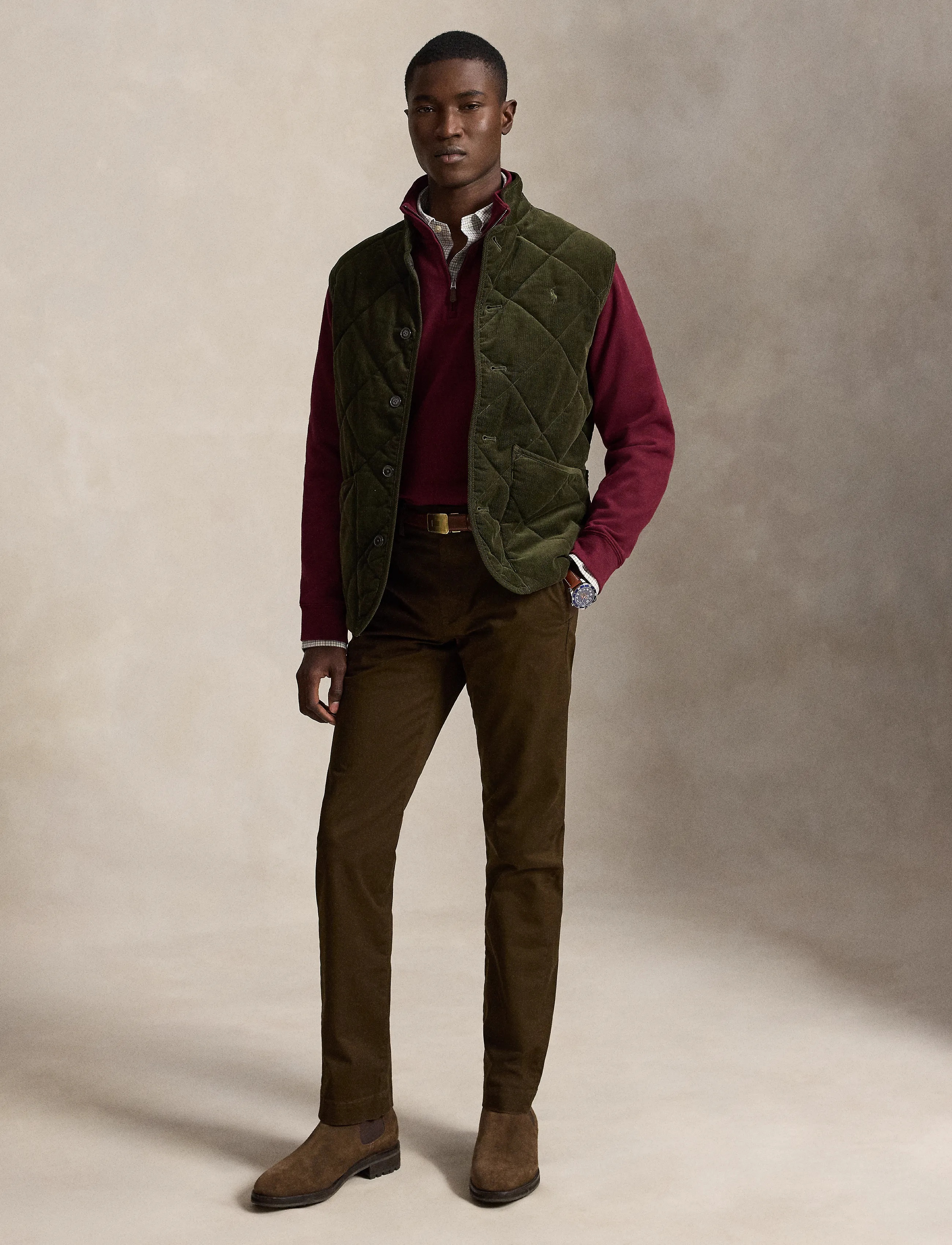 Polo Ralph Lauren Bedford Stretch Straight Fit Chino Pant - Bukser - DARK BROWN / brown