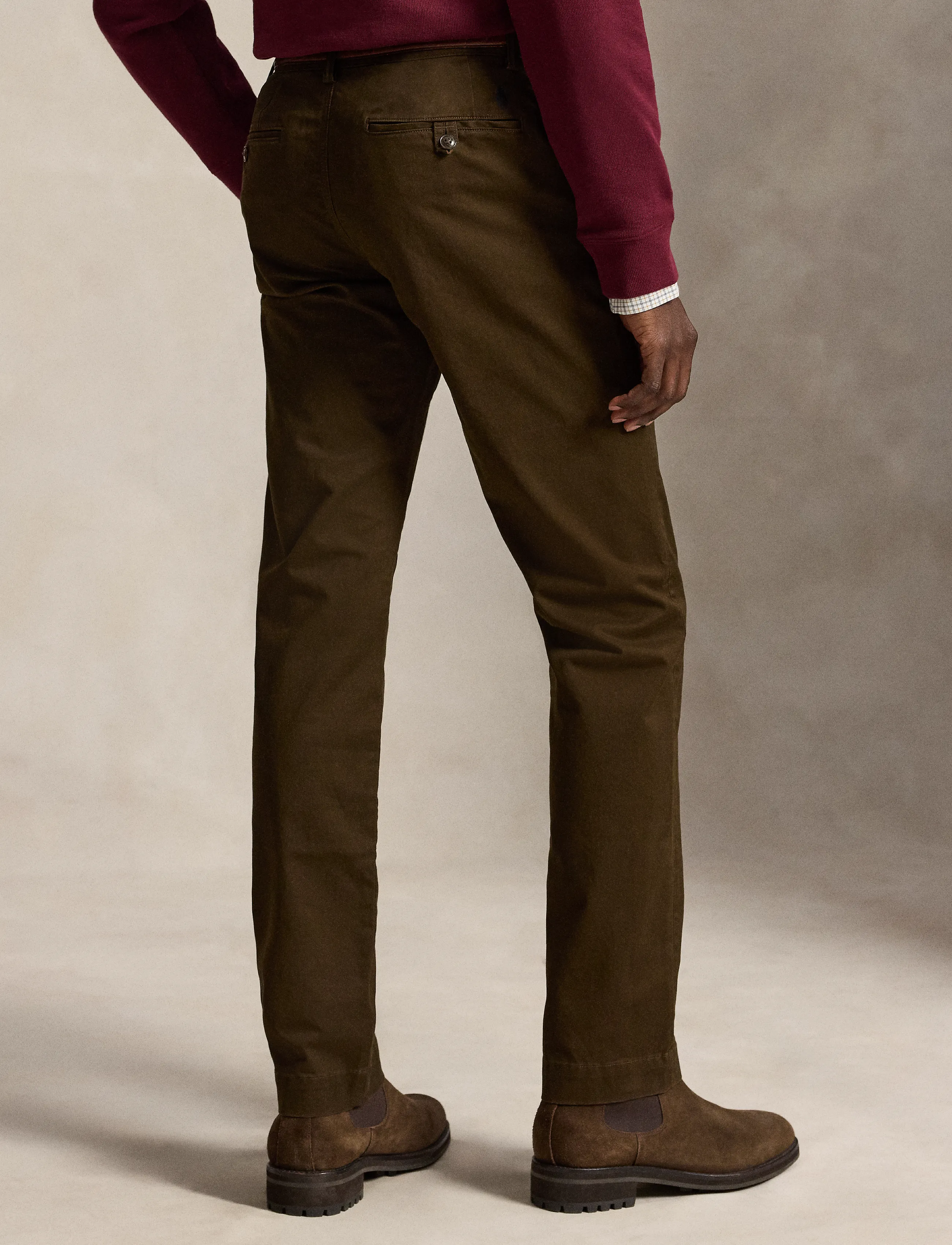 Polo Ralph Lauren - Bedford Stretch Straight Fit Chino Pant - chinos - dark brown - 2