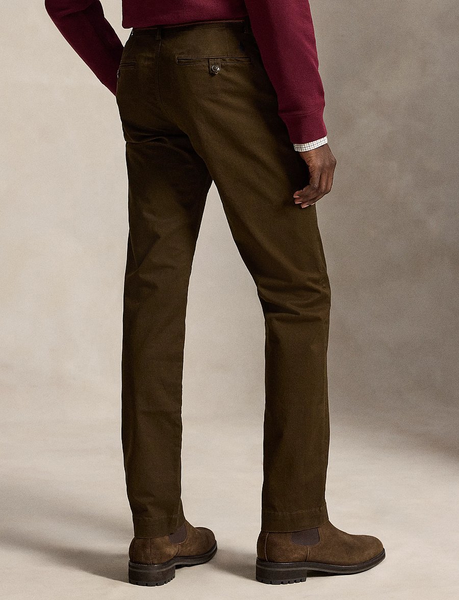 Polo Ralph Lauren - Bedford Stretch Straight Fit Chino Pant - chinos - dark brown - 2