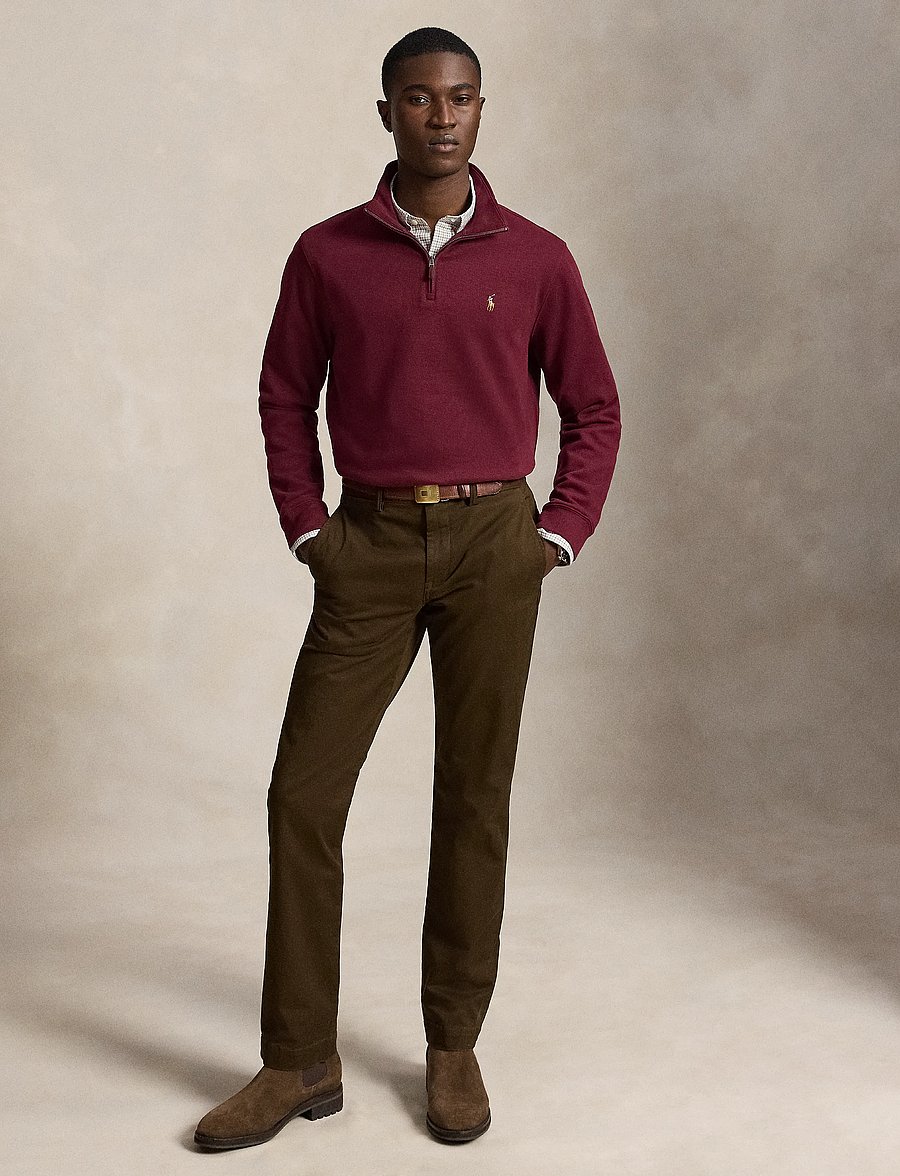 Polo Ralph Lauren - Bedford Stretch Straight Fit Chino Pant - chinos - dark brown - 4