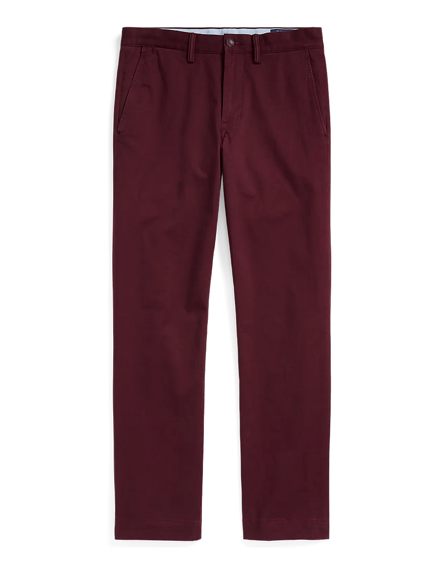 Polo Ralph Lauren - Bedford Stretch Straight Fit Chino Pant - chinos - rich ruby - 1