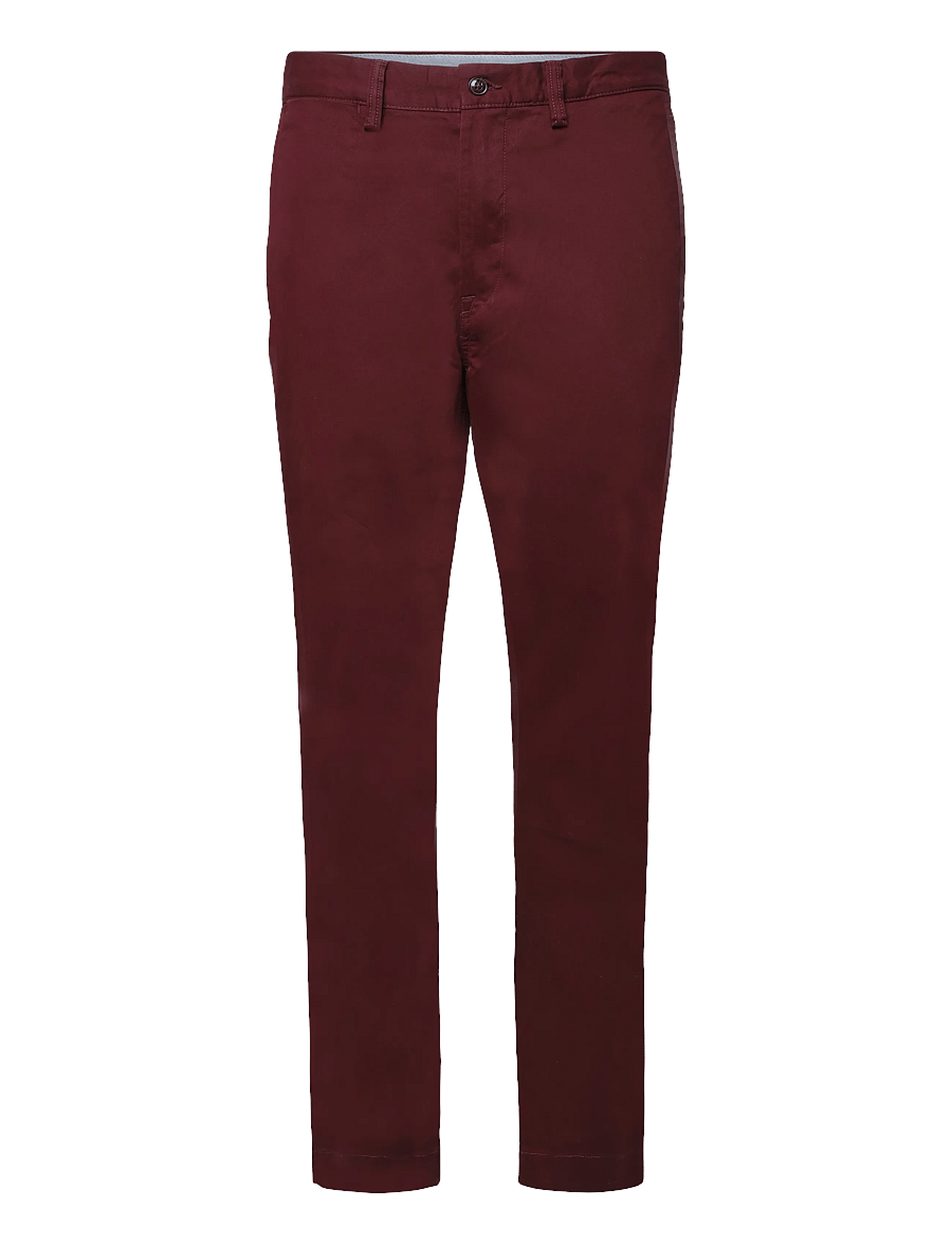 Polo Ralph Lauren - Bedford Stretch Straight Fit Chino Pant - chinos - rich ruby - 1