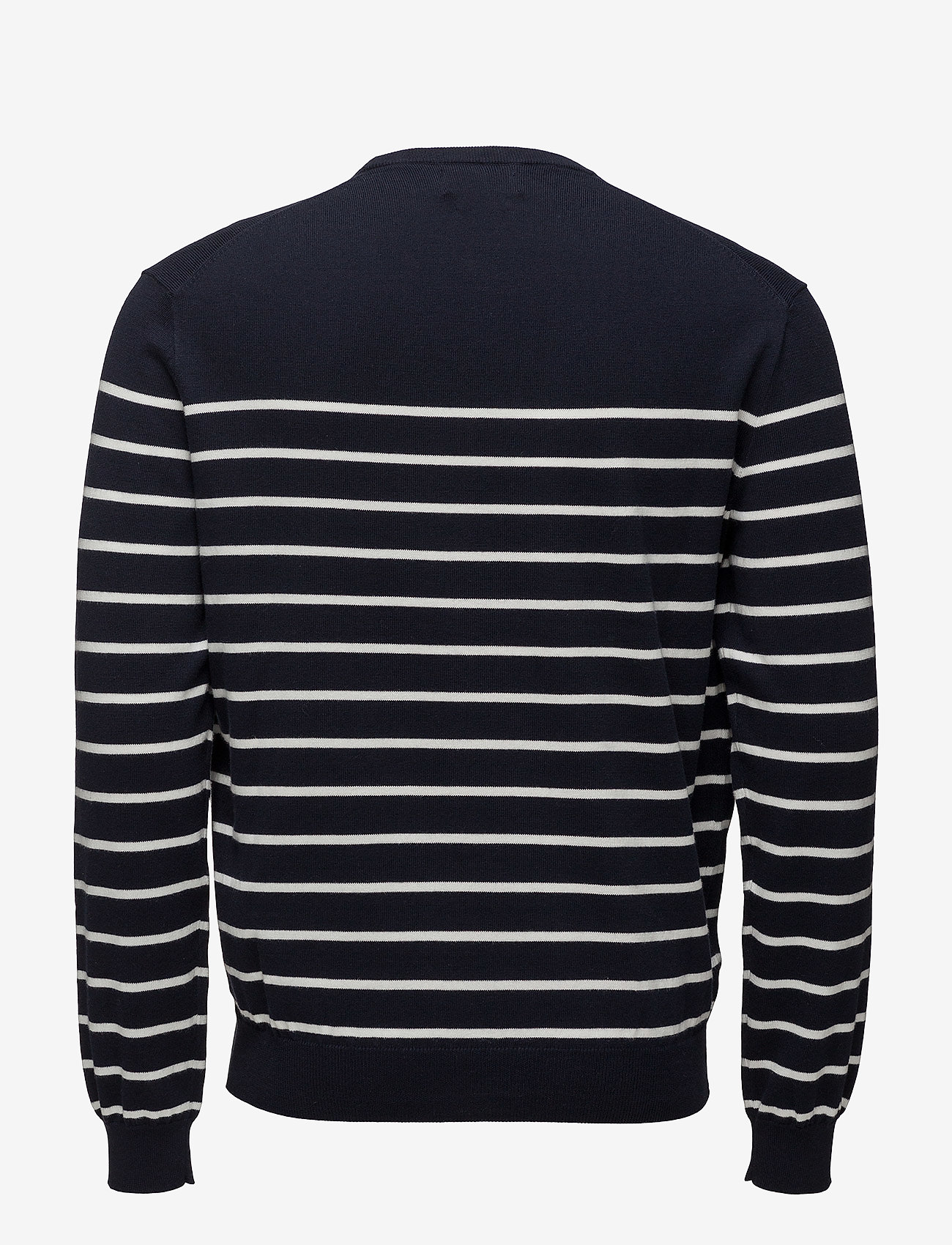Polo Ralph Lauren - Striped Cotton Sweater - navy/white - 1