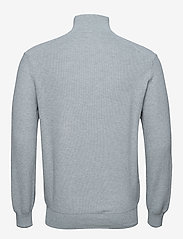 Polo Ralph Lauren - Mesh-Knit Cotton Quarter-Zip Sweater - andover heather - 2