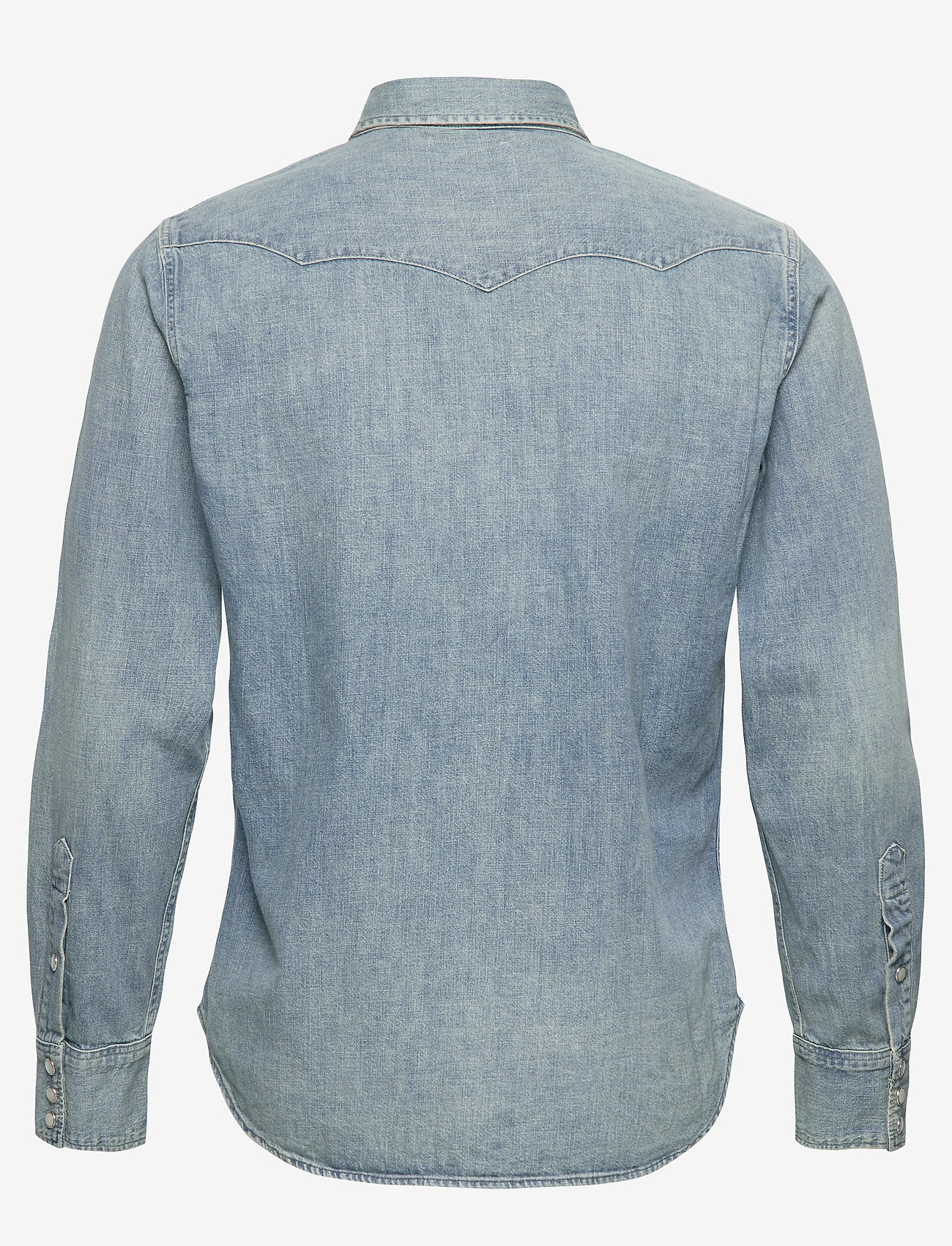 Polo Ralph Lauren - Slub Denim Western Shirt - džinsiniai marškiniai - rl western - 1