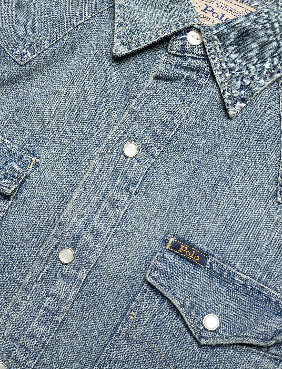 Polo Ralph Lauren Slub Denim Western Shirt Casual shirts Boozt