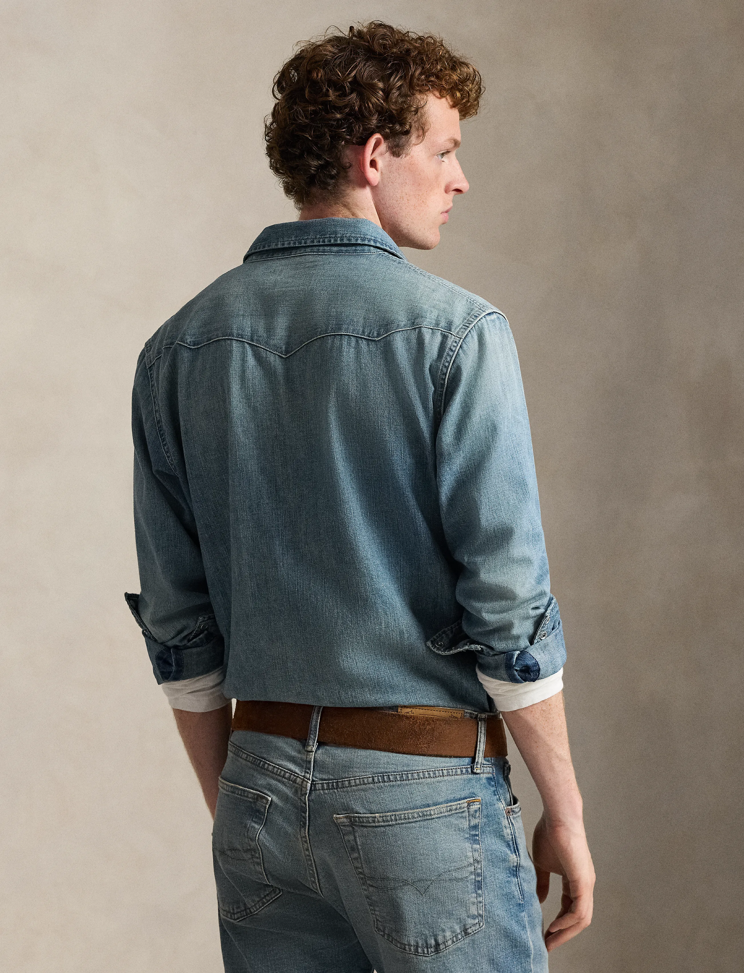 Polo Ralph Lauren - Slub Denim Western Shirt - jeanshemden - rl western - 5