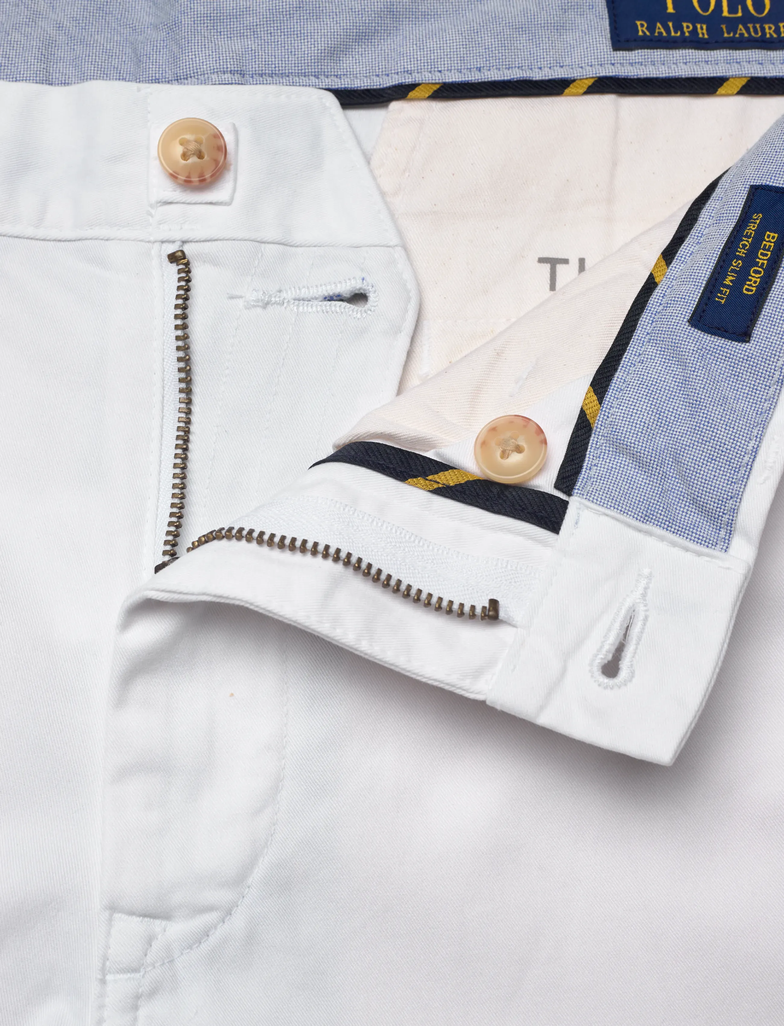 Polo Ralph Lauren - Bedford Stretch Slim Fit Chino Pant - chinos - ceramic white - 3