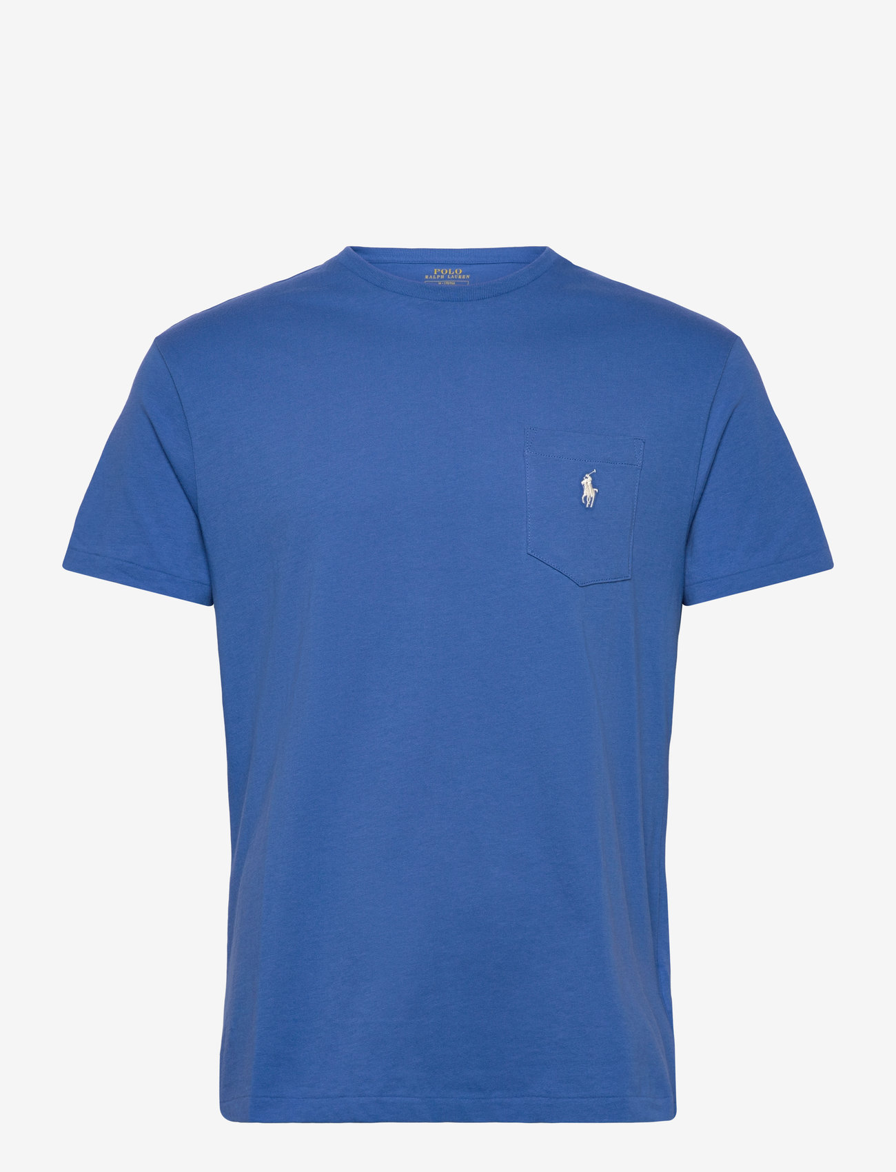Polo Ralph Lauren - Classic Fit Jersey Pocket T-Shirt - kortärmade t-shirts - embayment blue/c8 - 0