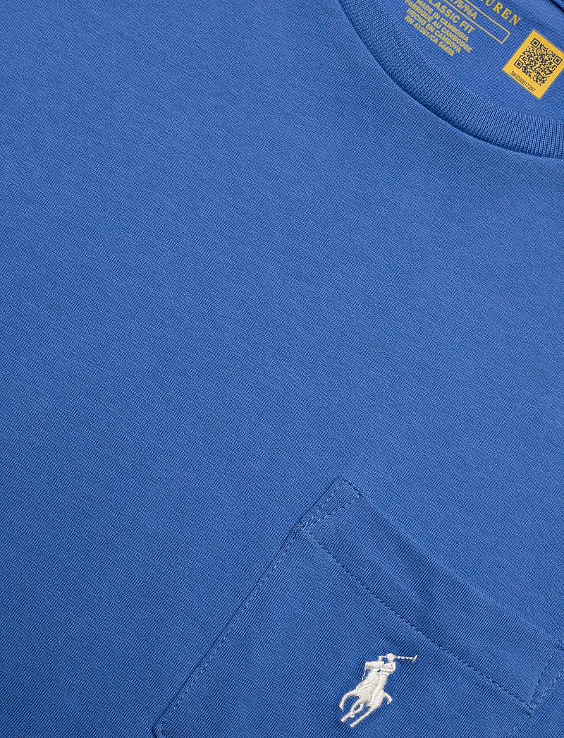 Polo Ralph Lauren - Classic Fit Jersey Pocket T-Shirt - kortärmade t-shirts - embayment blue/c8 - 2