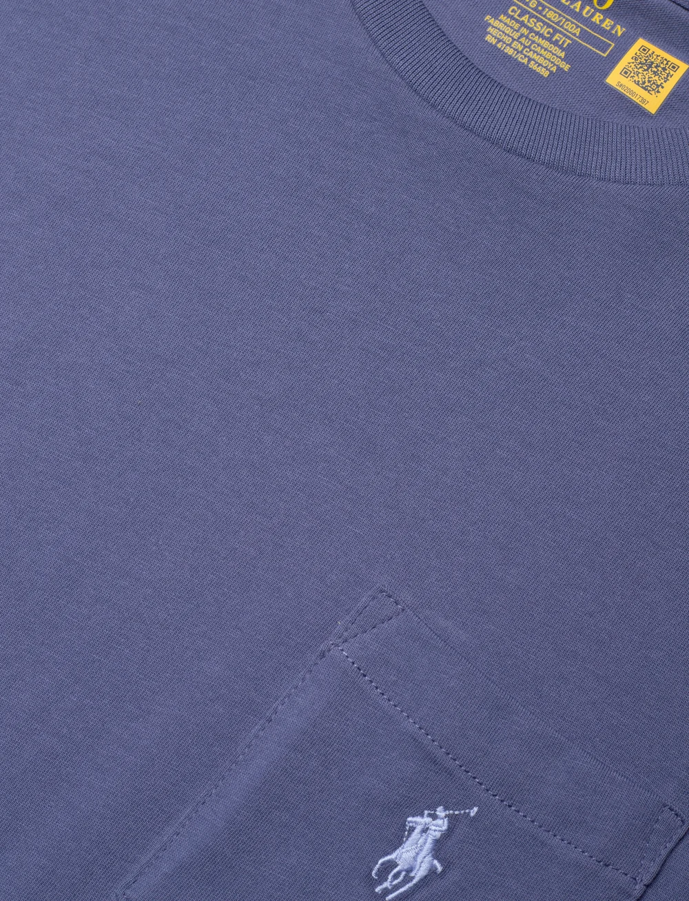 Polo Ralph Lauren - Classic Fit Jersey Pocket T-Shirt - kortærmede t-shirts - light navy/c7156 - 2