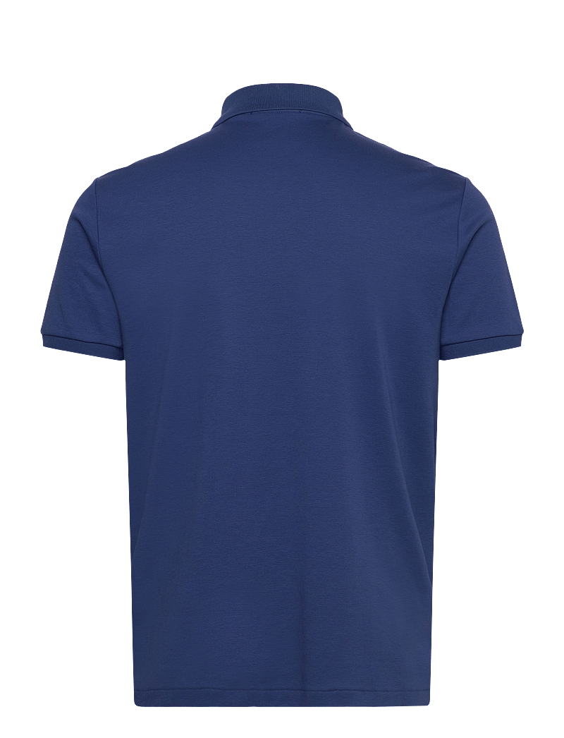 Polo Ralph Lauren - Custom Slim Fit Soft Cotton Polo Shirt - kortærmede poloer - annapolis blue - 1