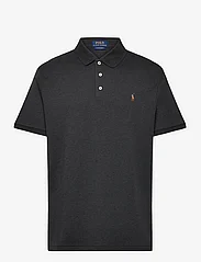 Polo Ralph Lauren - Custom Slim Fit Soft Cotton Polo Shirt - polo marškinėliai trumpomis rankovėmis - black marl heathe - 0