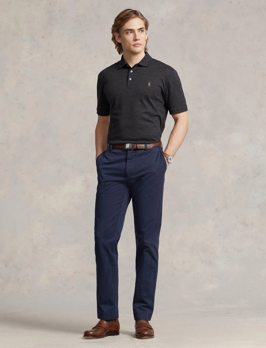 Black ralph top lauren shirt