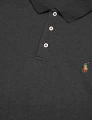Polo Ralph Lauren - Custom Slim Fit Soft Cotton Polo Shirt - polo marškinėliai trumpomis rankovėmis - black marl heathe - 3