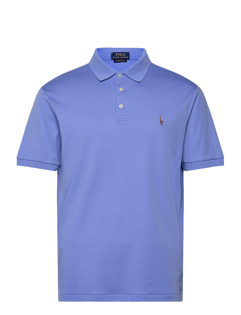 Polo Ralph Lauren - PIMA POLO-SSL-KNT - lyhythihaiset - canvas blue - 0