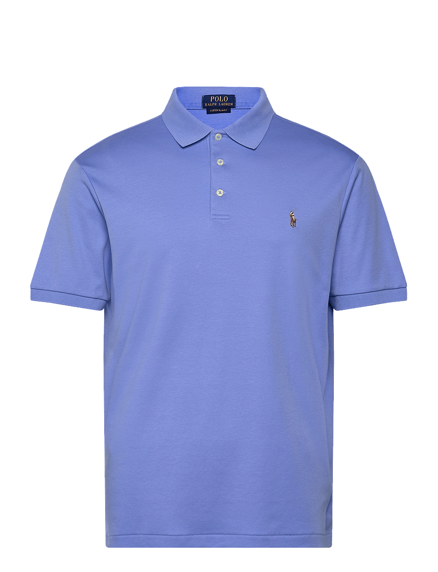 Polo Ralph Lauren - Custom Slim Fit Soft Cotton Polo Shirt - kurzärmelig - canvas blue - 0