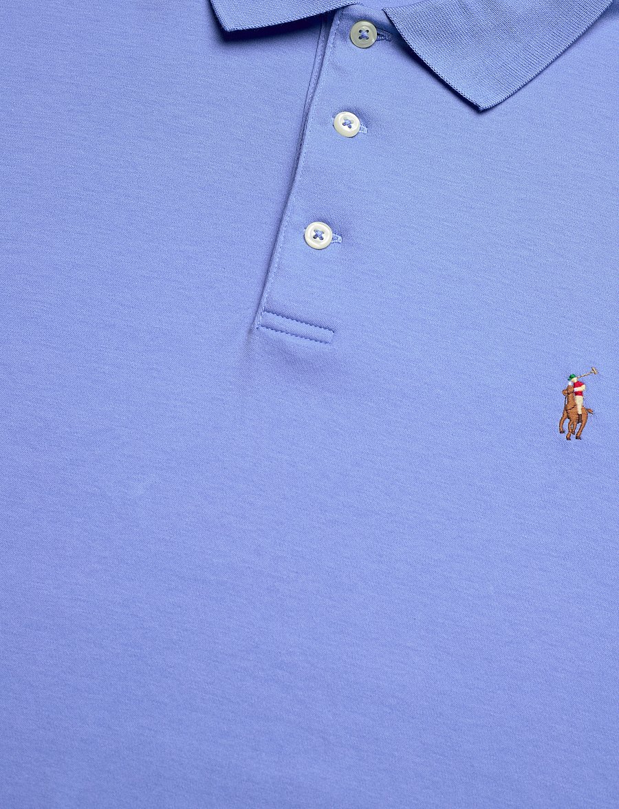 Polo Ralph Lauren - Custom Slim Fit Soft Cotton Polo Shirt - kurzärmelig - canvas blue - 2