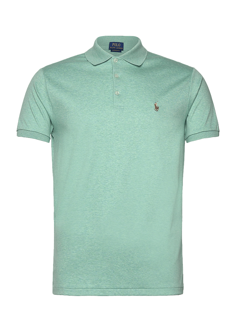 Polo Ralph Lauren - PIMA POLO-SSL-KNT - lühikeste varrukatega polod - celadon heather - 0