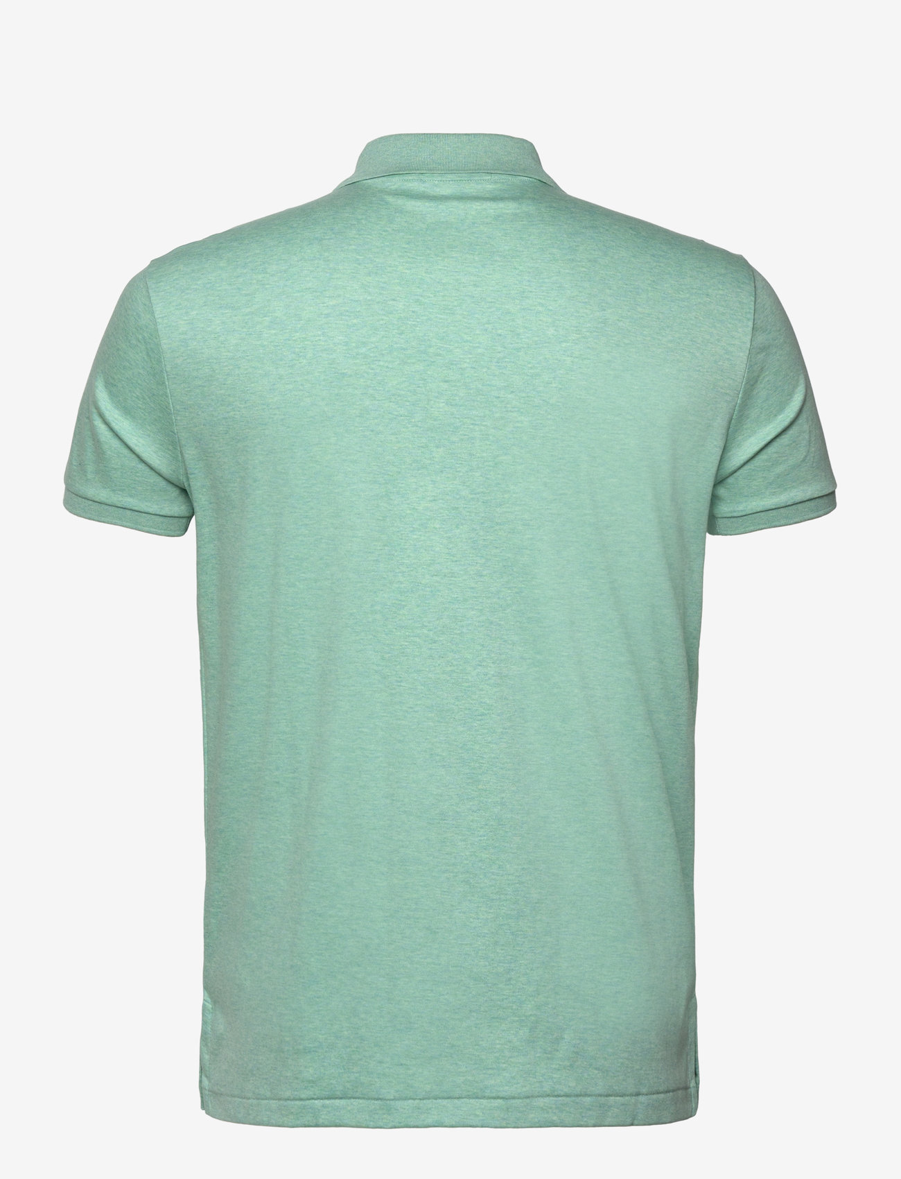 Polo Ralph Lauren - Custom Slim Fit Soft Cotton Polo Shirt - kortärmade pikéer - celadon heather - 1