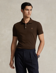 Polo Ralph Lauren - Custom Slim Fit Soft Cotton Polo Shirt - polo marškinėliai trumpomis rankovėmis - dark beech - 2