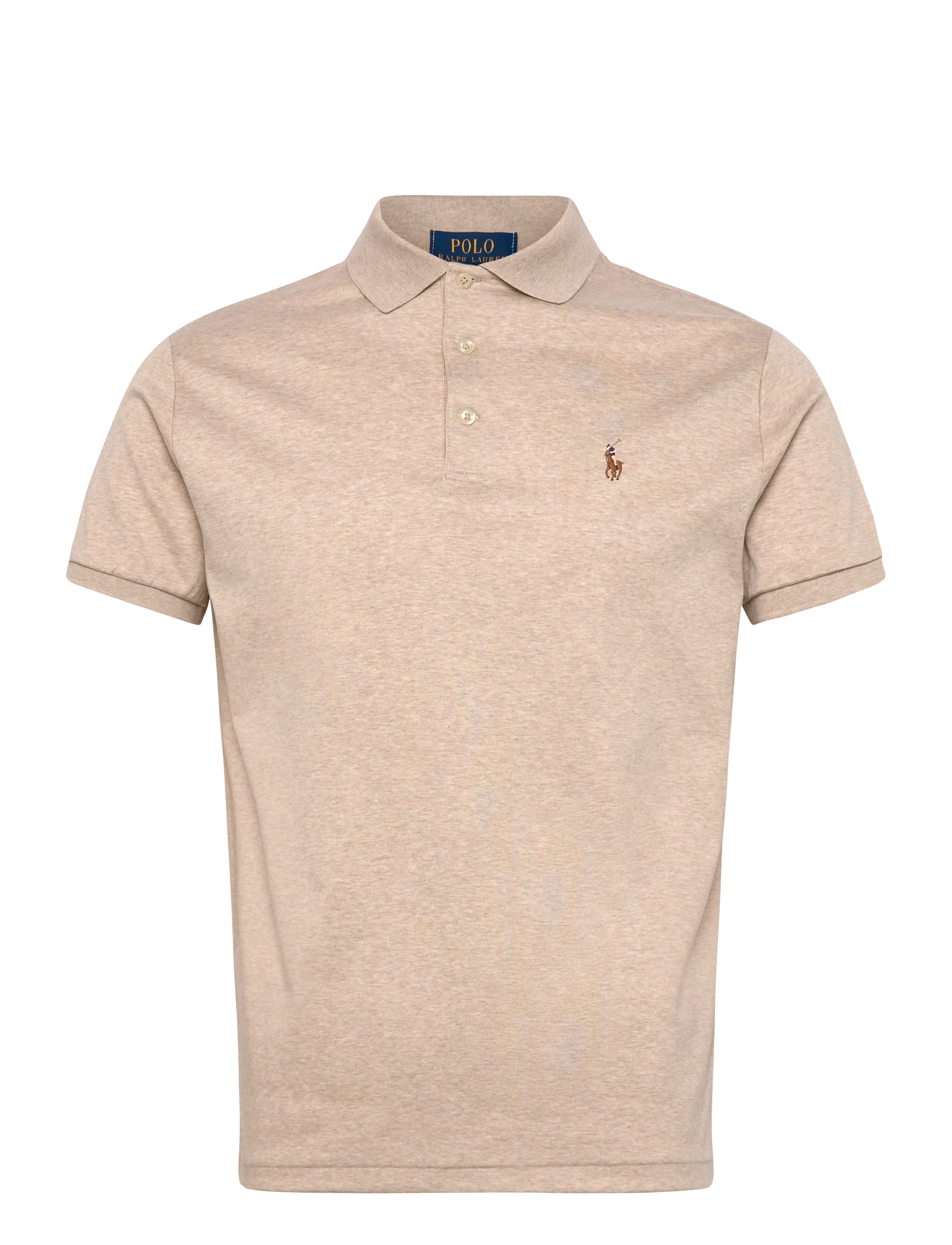 Polo Ralph Lauren PIMA POLO-SSL-KNT - Pikéer - EXPEDITION DUNE H / beige