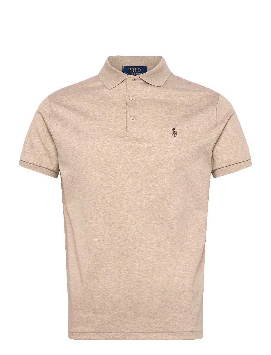 Polo Ralph Lauren - PIMA POLO-SSL-KNT - kortærmede poloer - expedition dune h - 0