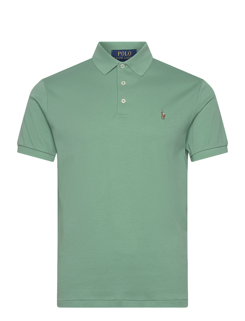 Polo Ralph Lauren - PIMA POLO-SSL-KNT - kortærmede poloer - faded mint - 0
