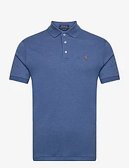 Polo Ralph Lauren - Custom Slim Fit Soft Cotton Polo Shirt - polo marškinėliai trumpomis rankovėmis - fog blue heather - 0