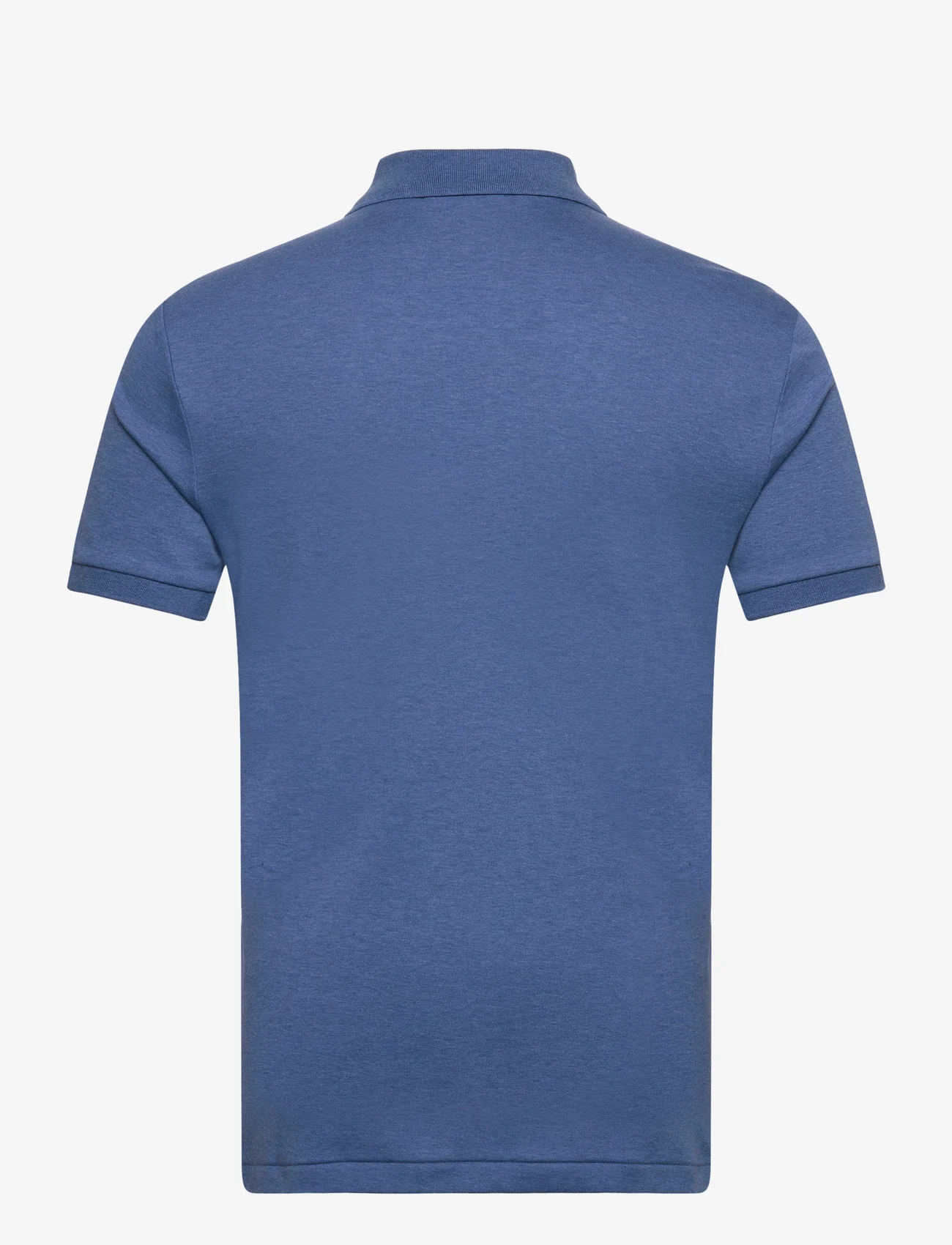 Polo Ralph Lauren - Custom Slim Fit Soft Cotton Polo Shirt - polo marškinėliai trumpomis rankovėmis - fog blue heather - 1
