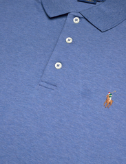 Polo Ralph Lauren - Custom Slim Fit Soft Cotton Polo Shirt - polo marškinėliai trumpomis rankovėmis - fog blue heather - 3
