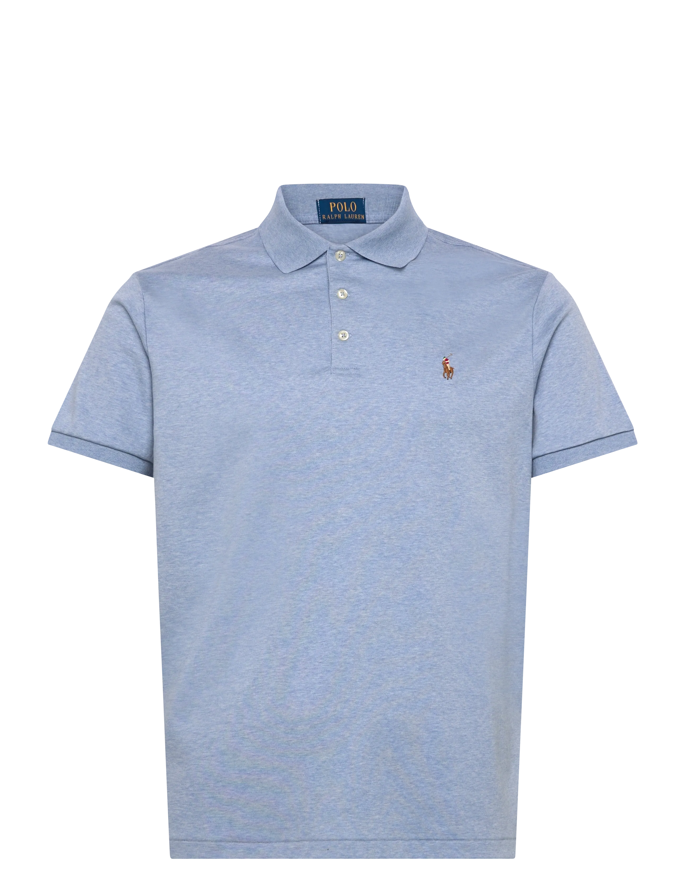 Polo Ralph Lauren Custom Slim Fit Soft Cotton Polo Shirt - Poloshirts - ISLE HEATHER / blue