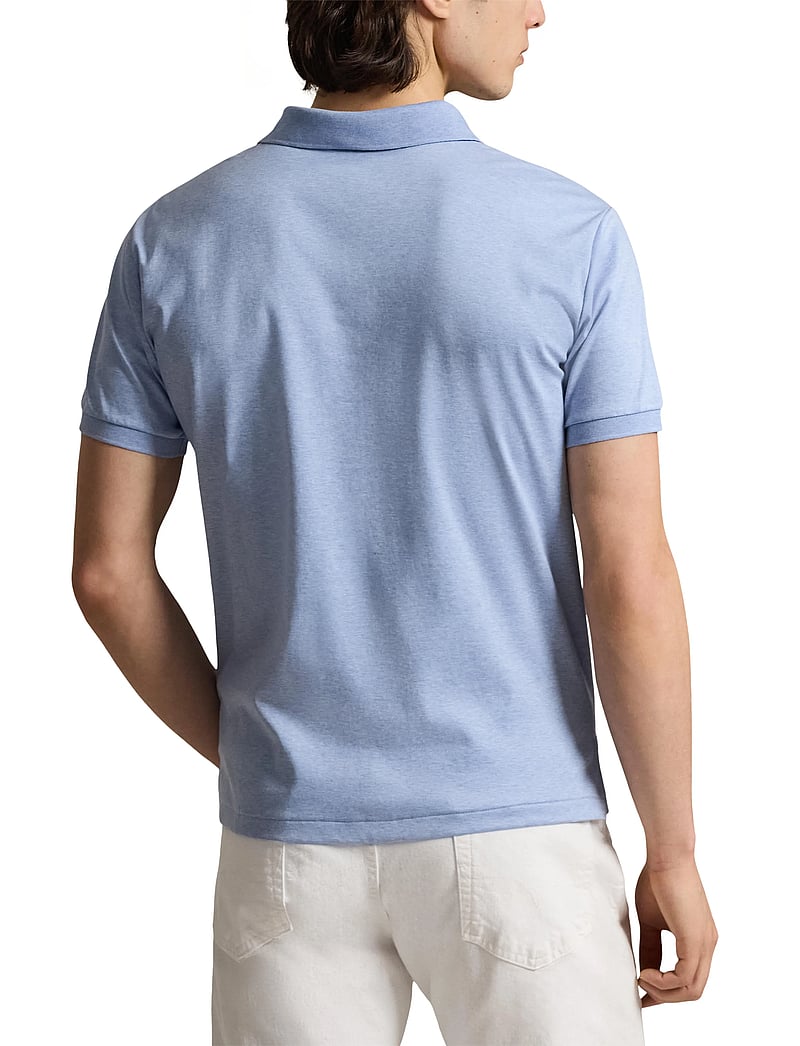 Polo Ralph Lauren - PIMA POLO-SSL-KNT - short-sleeved polos - isle heather - 3
