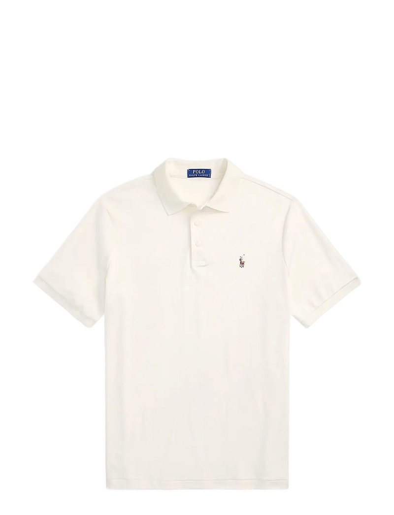 Polo Ralph Lauren - PIMA POLO-SSL-KNT - kortärmade pikéer - pale cream - 1