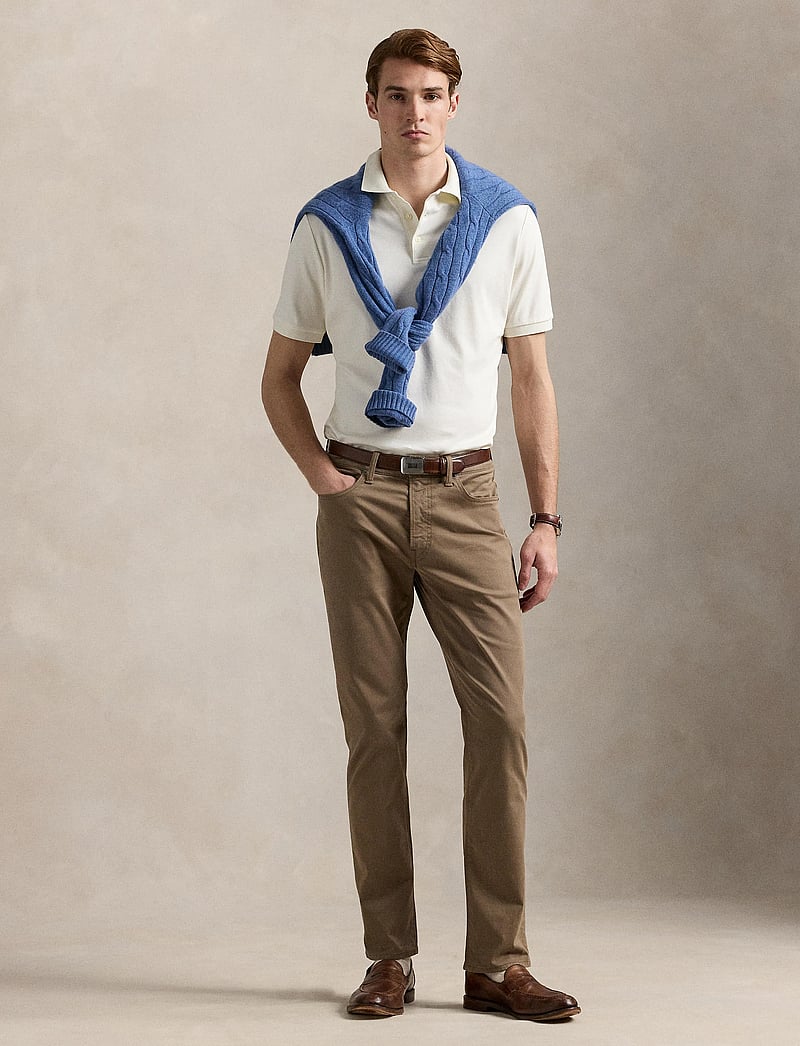 Polo Ralph Lauren - PIMA POLO-SSL-KNT - kortärmade pikéer - pale cream - 0