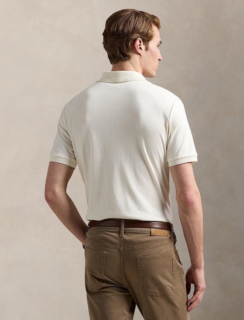 Polo Ralph Lauren - PIMA POLO-SSL-KNT - kortärmade pikéer - pale cream - 2