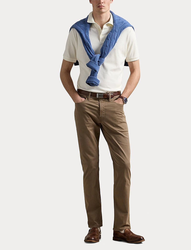 Polo Ralph Lauren - PIMA POLO-SSL-KNT - kortärmade pikéer - pale cream - 4