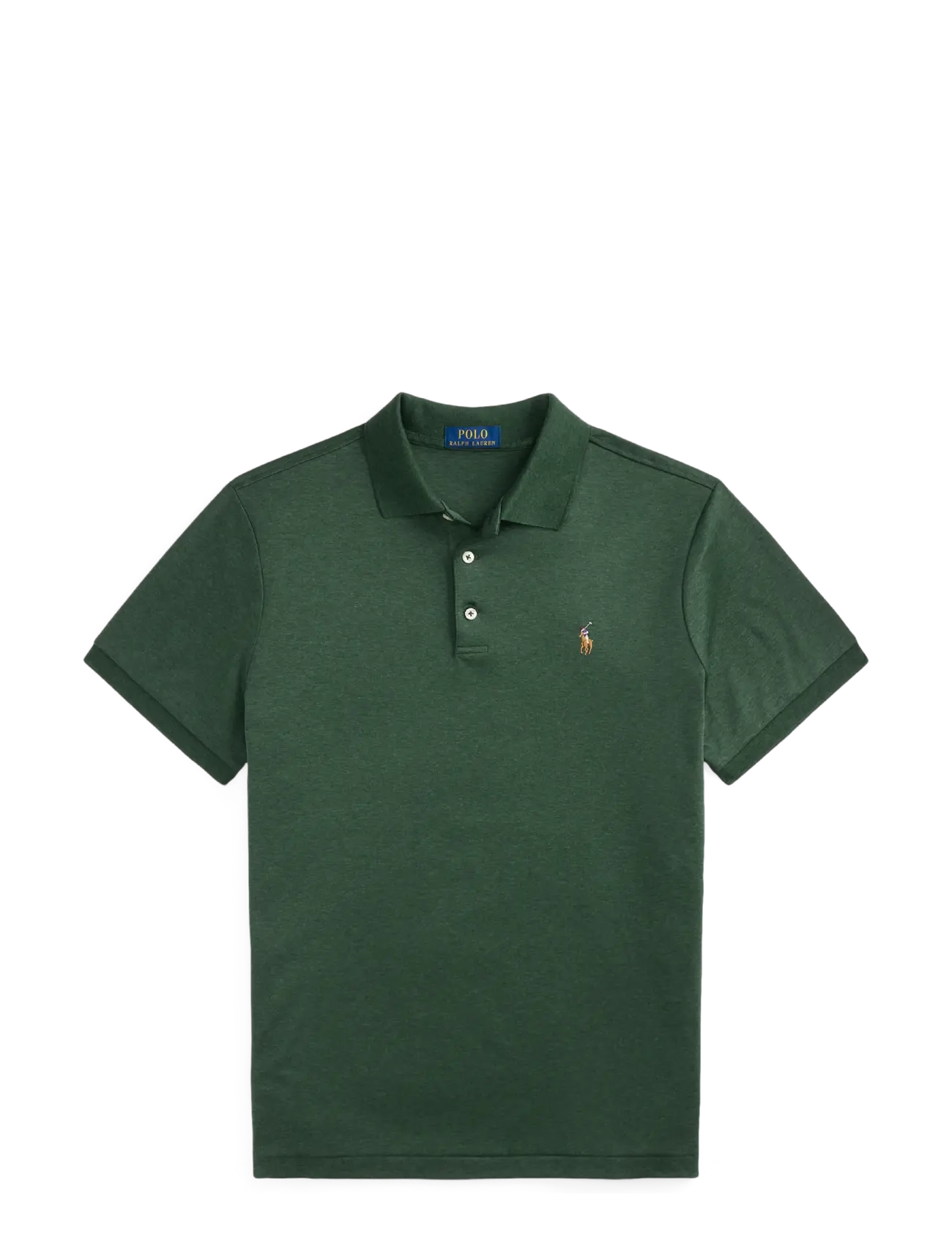 Polo Ralph Lauren - Custom Slim Fit Soft Cotton Polo Shirt - kurzärmelig - scotch pine heath - 1