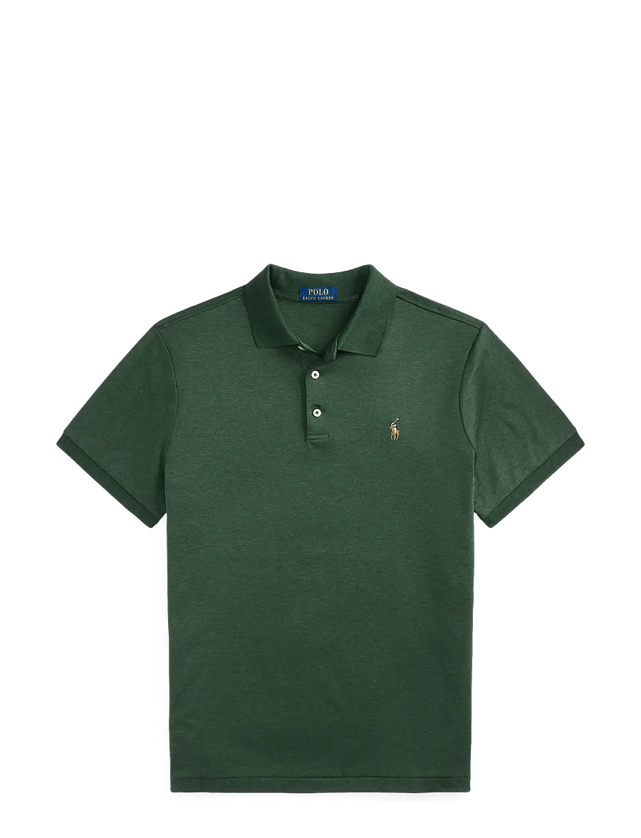 Polo Ralph Lauren - Custom Slim Fit Soft Cotton Polo Shirt - kurzärmelig - scotch pine heath - 1