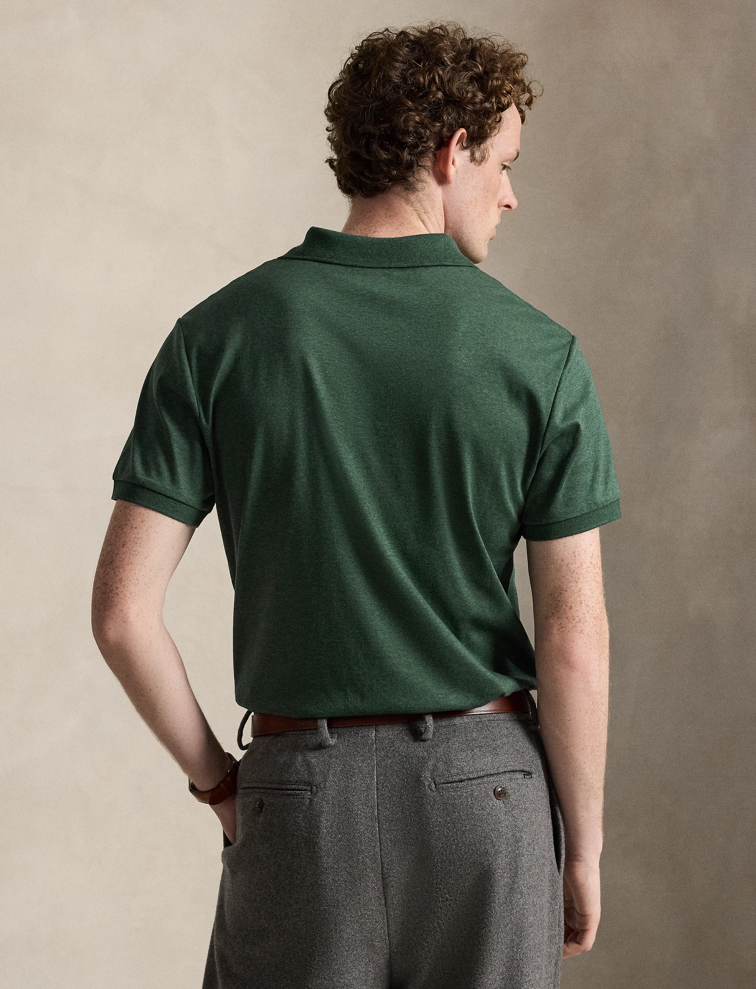 Polo Ralph Lauren - Custom Slim Fit Soft Cotton Polo Shirt - kurzärmelig - scotch pine heath - 2