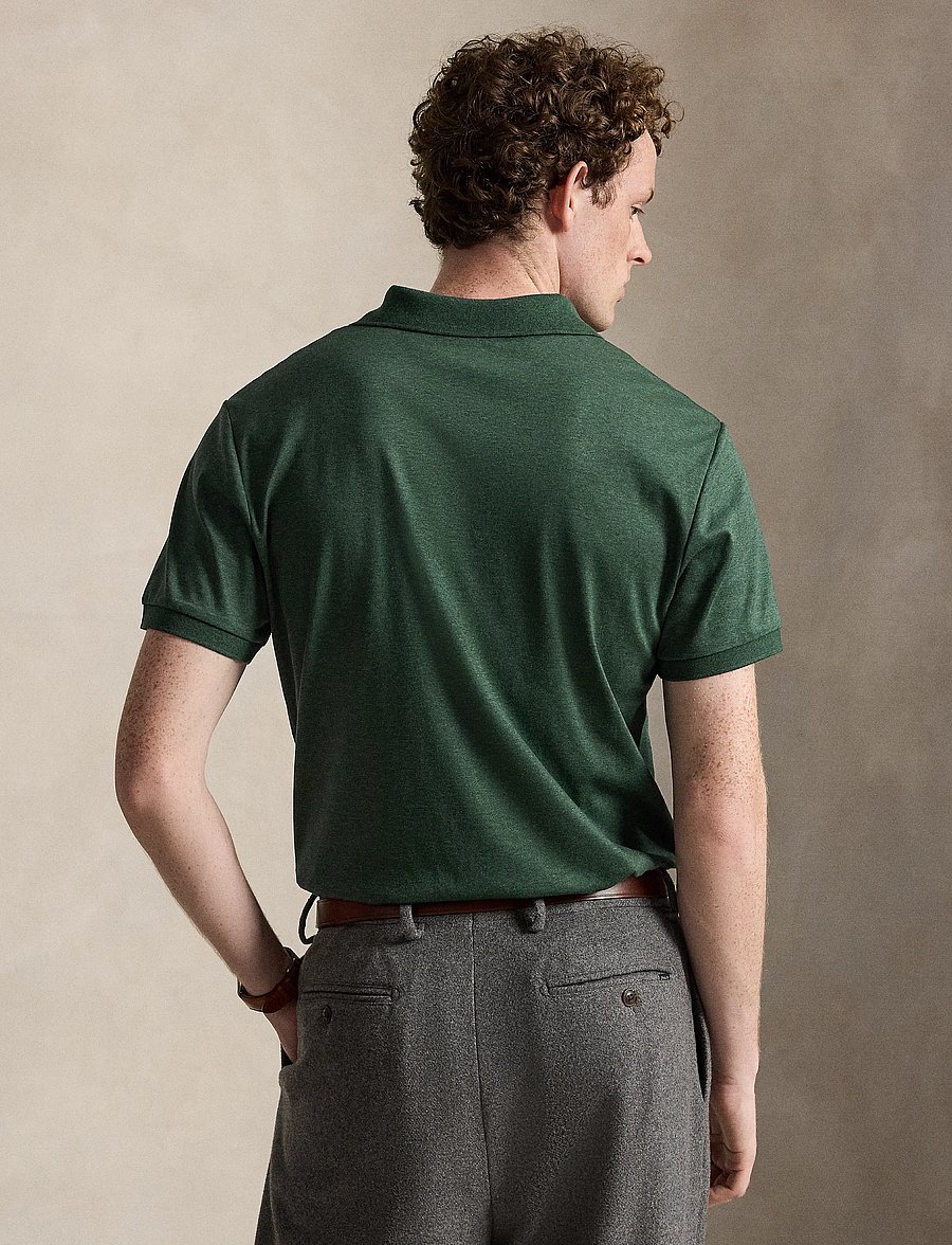 Polo Ralph Lauren - Custom Slim Fit Soft Cotton Polo Shirt - kurzärmelig - scotch pine heath - 2